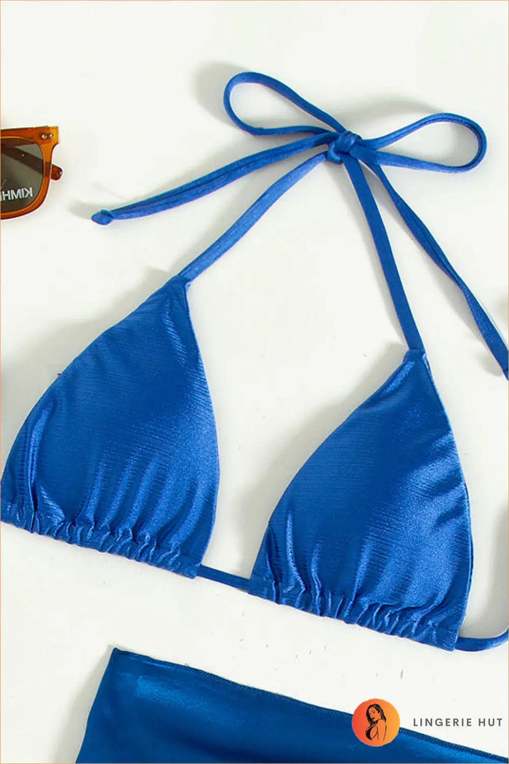 Triangle Bikini Set with Wrap Skirt