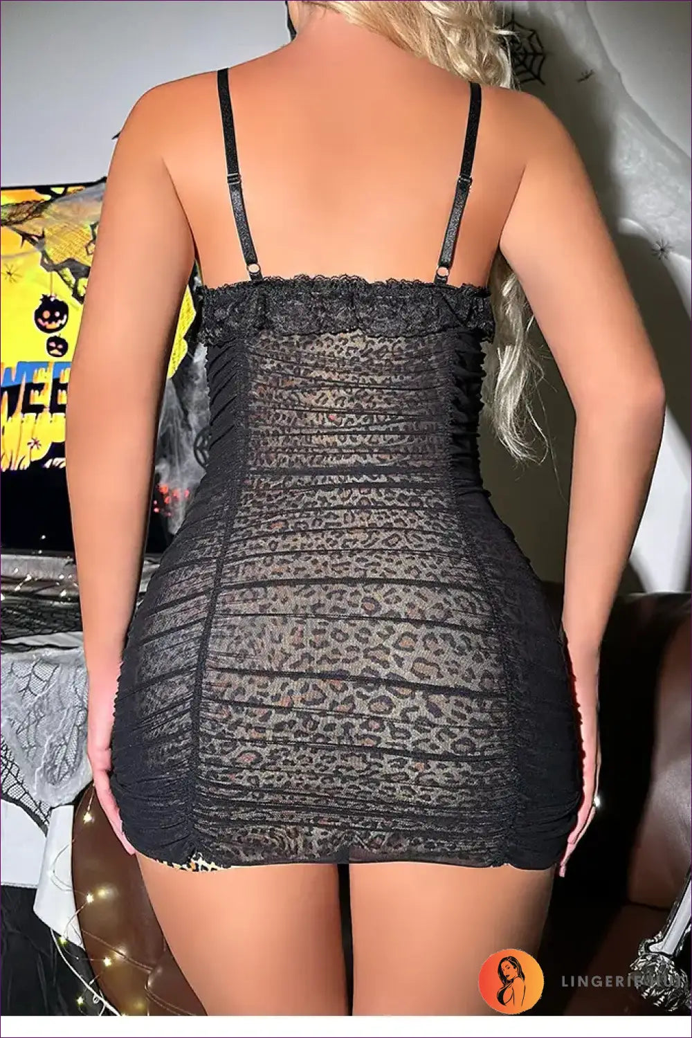 Animal Print Babydoll Set - Worth a Second Look - Sleepwear & Loungewear - Lingerie Hut - All Season • Boudoir • Fishnet