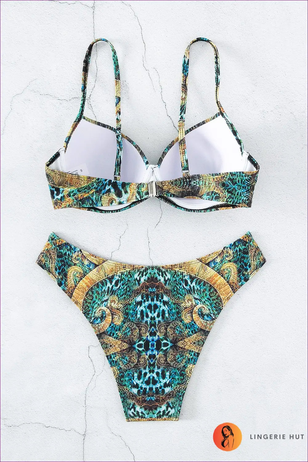 Animal Print Bikini - Beach Party Confidence - Swimwear - Lingerie Hut - Beachwear • Boho • Cutout