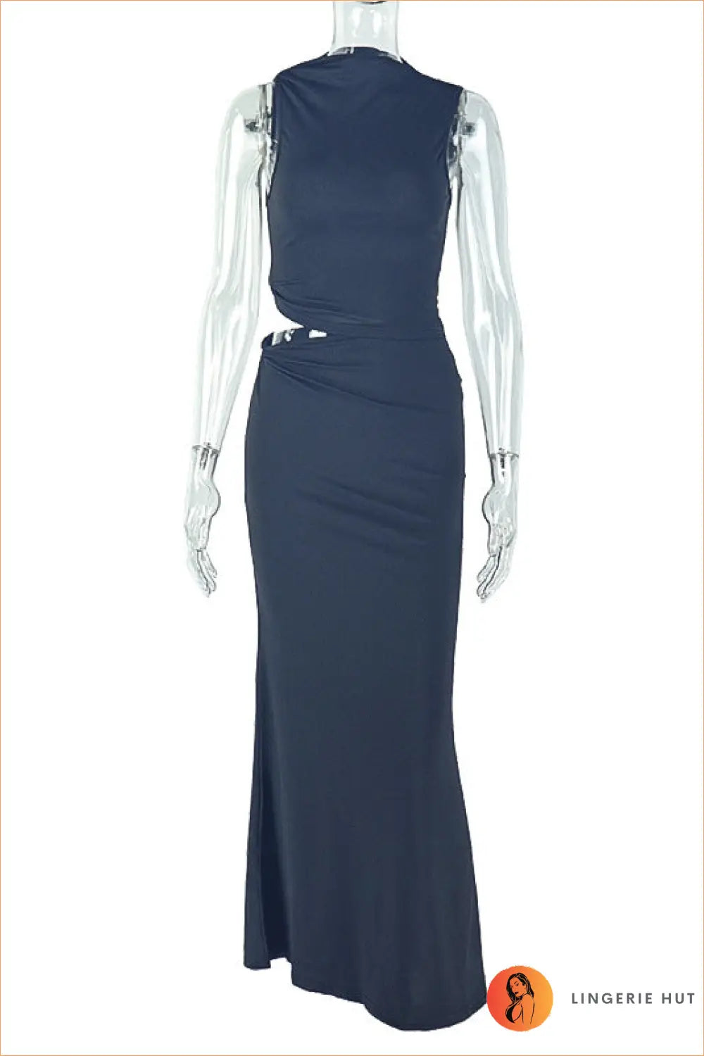 Asymmetric Two-piece co Ord Set - Summer City Nights - s / Black - Clothing • Cutout • Date Night • out - Lingerie Hut