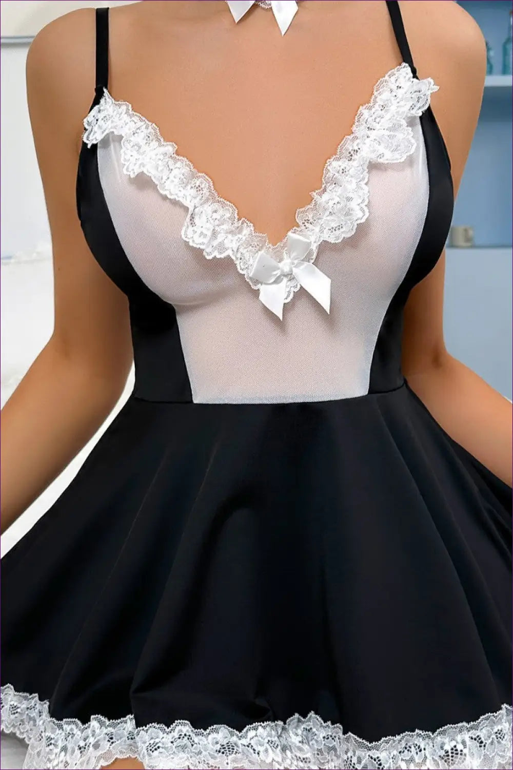 Lace Trim Babydoll Nightwear - Luxe Bedtime Rituals - Lingerie Hut - A-line • All Season • Boudoir • Glamour