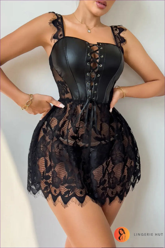 Backless Cutout Babydoll Dress - Worth a Second Look - s / Black - Lingerie Hut - All Season • Backless • Evening Wear