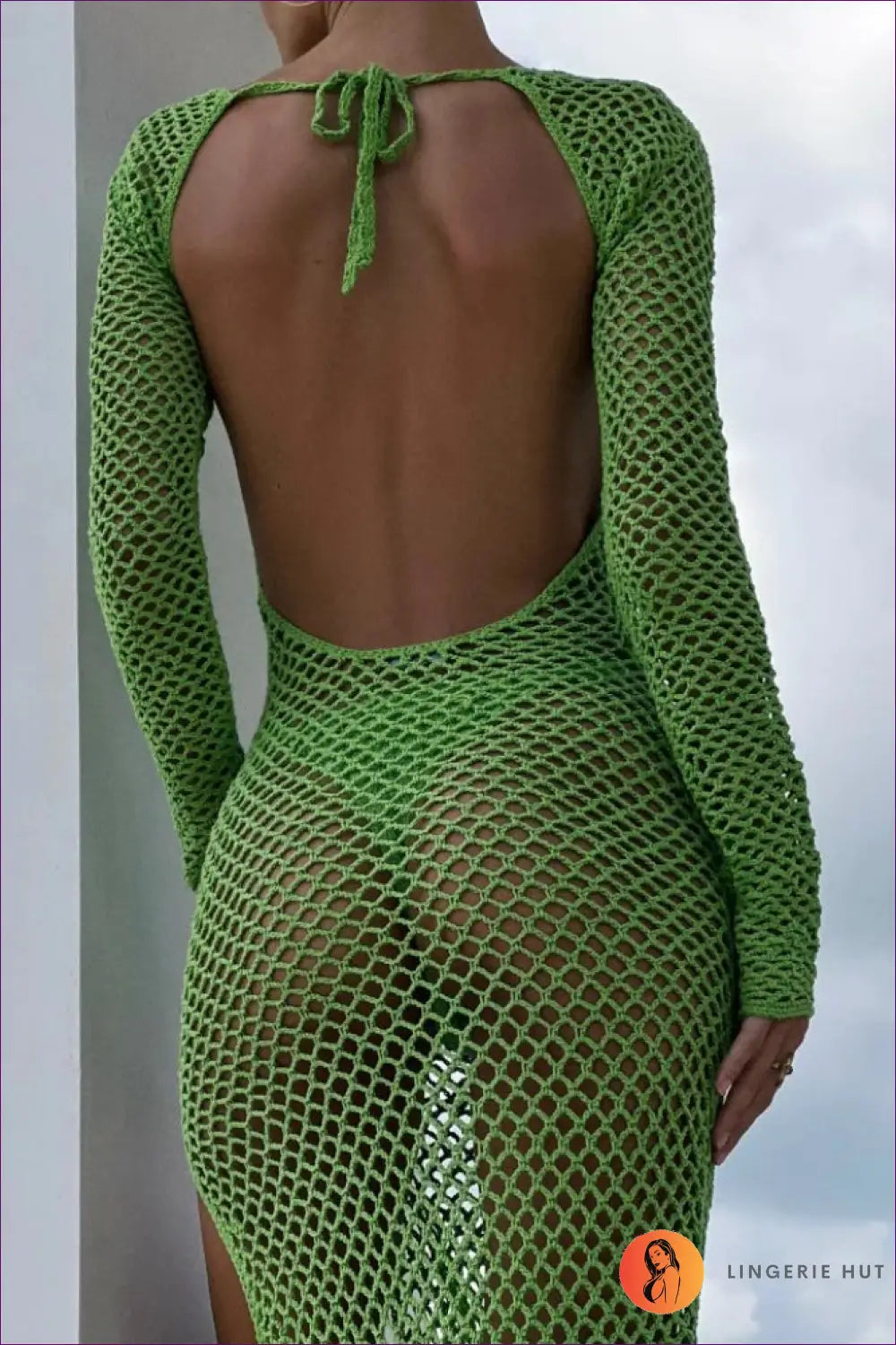 Backless Cutout Maxi Dress - Effortless Boho Elegance - s / Green - Dresses - Lingerie Hut - All Season • Backless