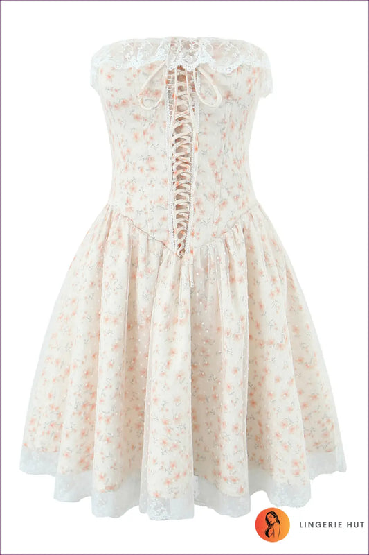 Black Floral Sweetheart Cami Dress - Ruffle & Bow Detail - Boho • Elegant • Everyday - Zdshop