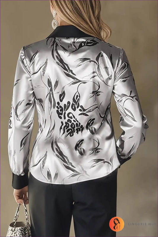 Animal Print Blouse - Quiet Confidence for Work & Beyond - Top - Lingerie Hut - All Season • Autumn • Casual