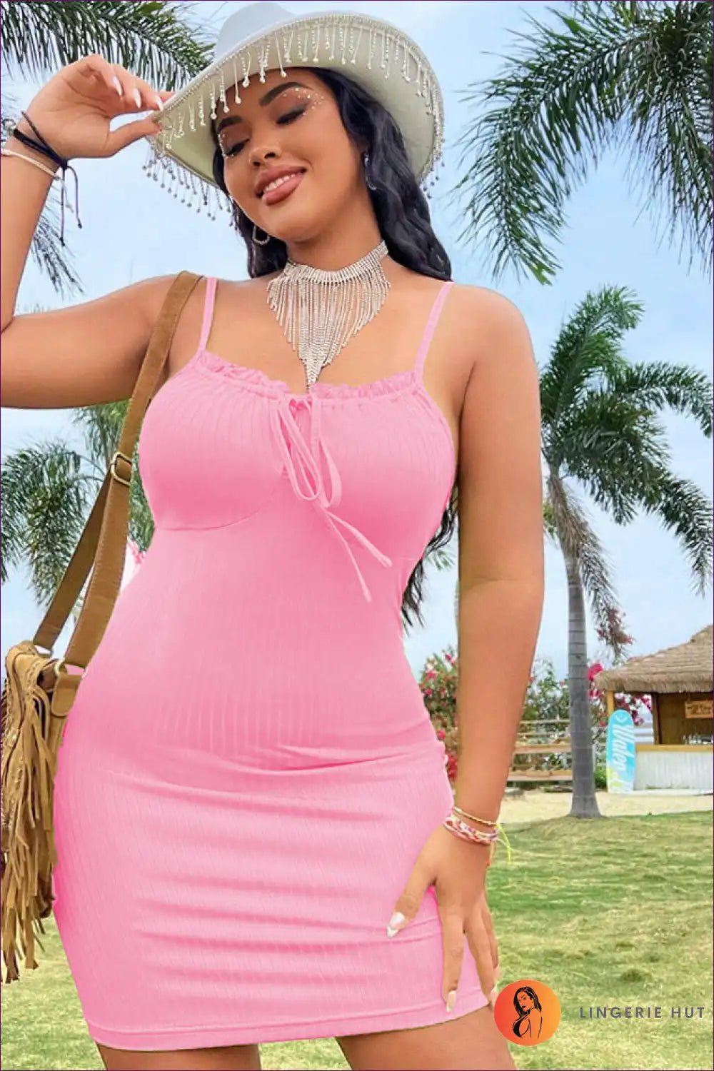 Bodycon Dress with Ruched Detailing - Confident Curves for All Season, Bodycon, Cutout, Date Night,