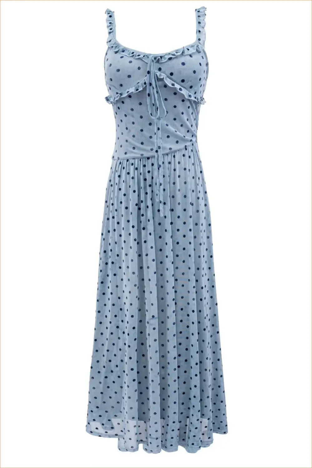 Bodycon Dress with Ruffle Trim - Late Afternoon Glow - Casual • Cotton • Dresses • Everyday - Lingerie Hut