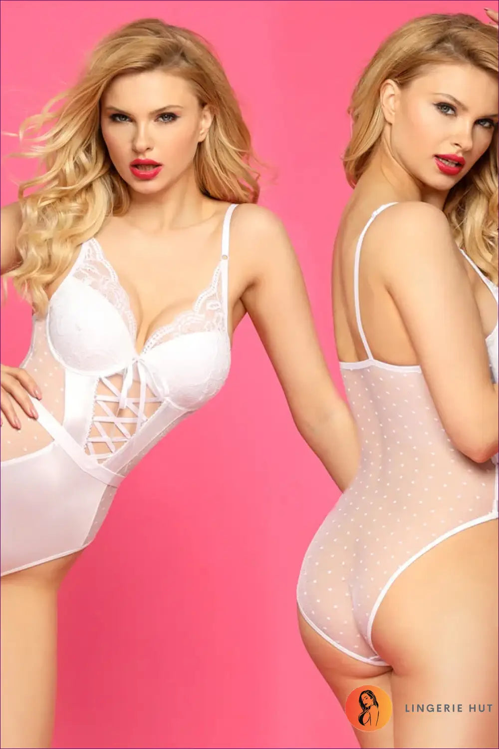 Glossy Harness Bodysuit - Worth a Second Look - 7713 / one Size(s-l) - Lingerie Hut - All Season • Backless • Boudoir