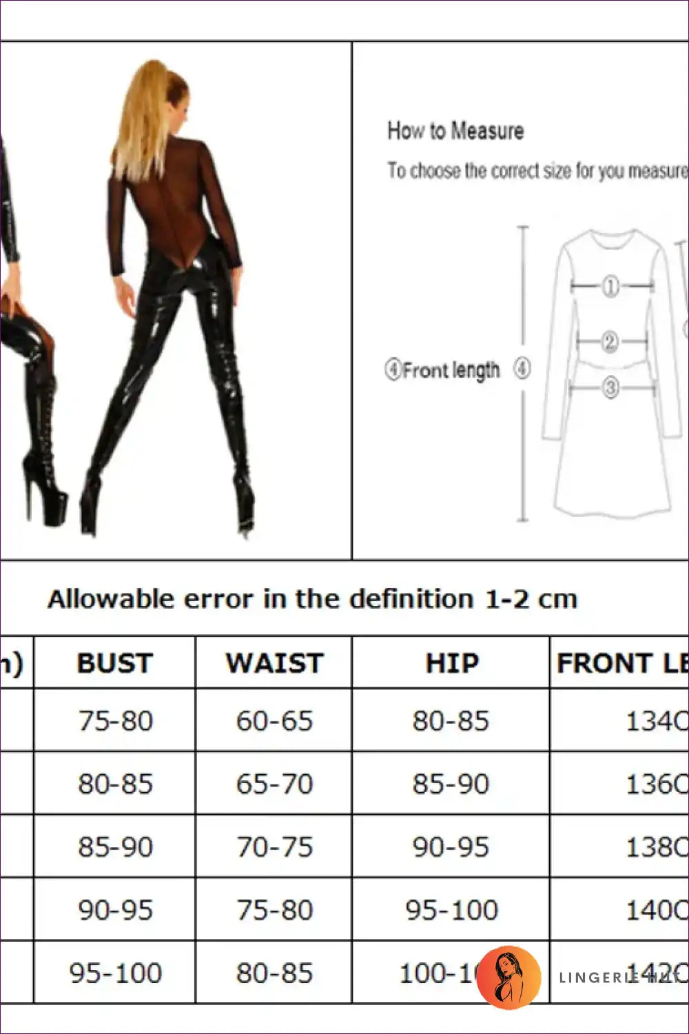 Bodysuit with Sheer Panels and Glossy Finish - Bold Night Energy for Bodysuit, Clubwear, Costume, Date Night,