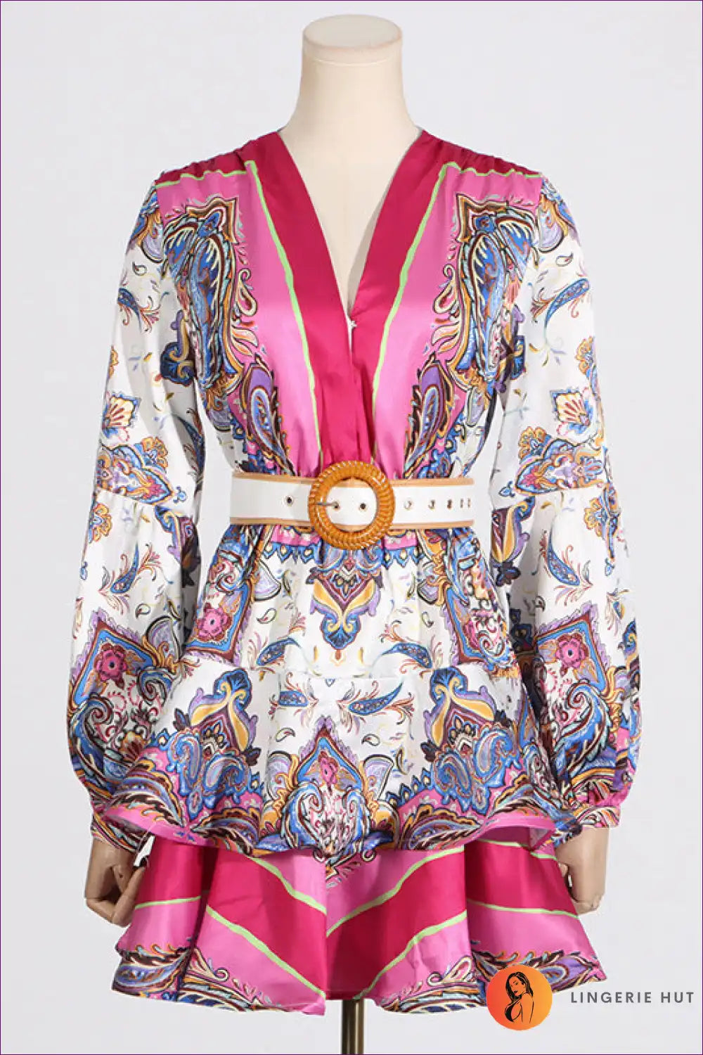 Bohemian Paisley Ruffled Dress – Summer Elegance For x