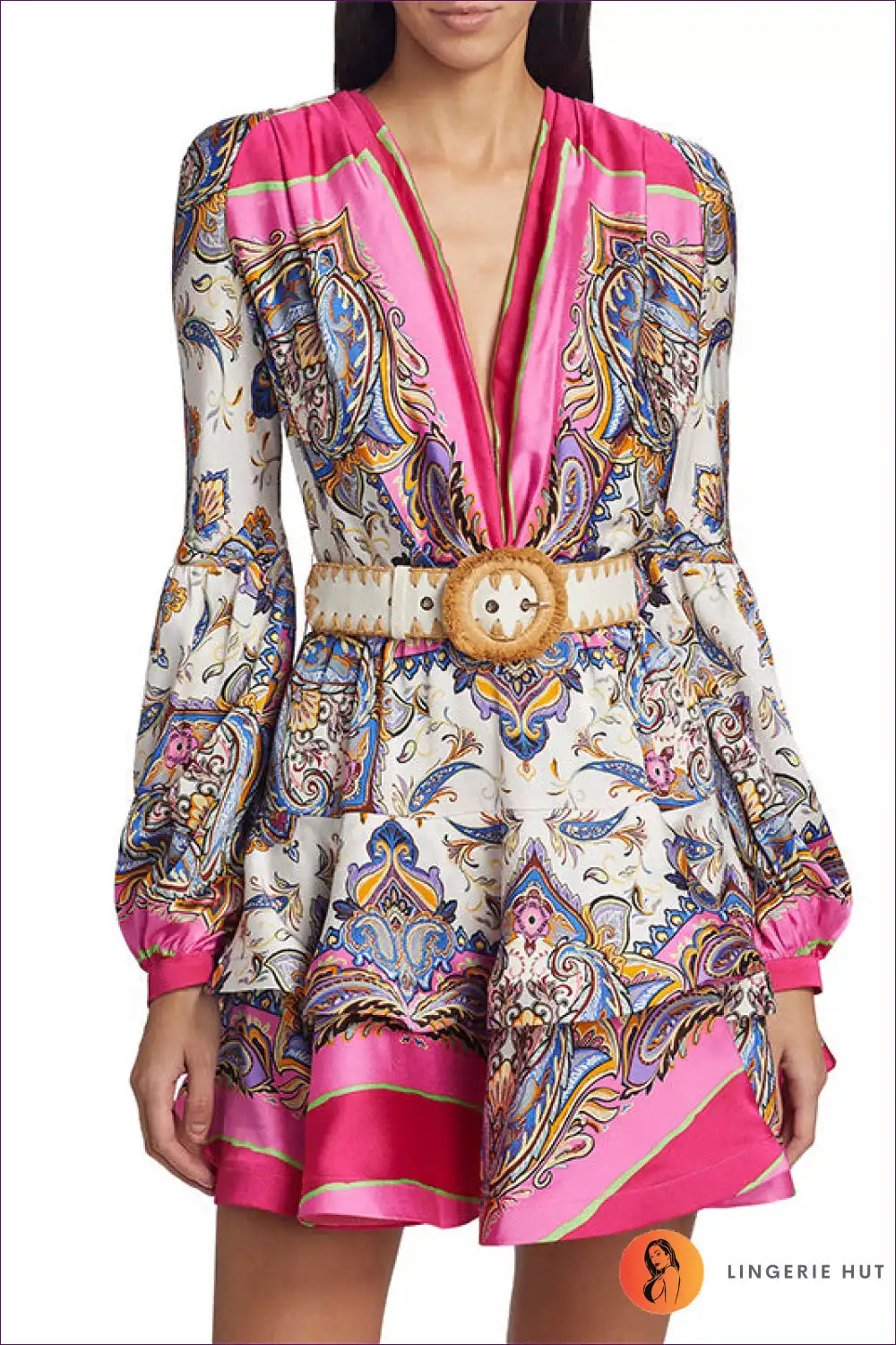 Bohemian Paisley Ruffled Dress – Summer Elegance For x
