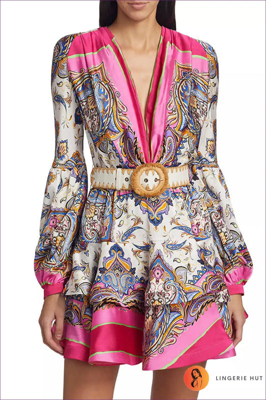 Bohemian Paisley Ruffled Dress – Summer Elegance For x