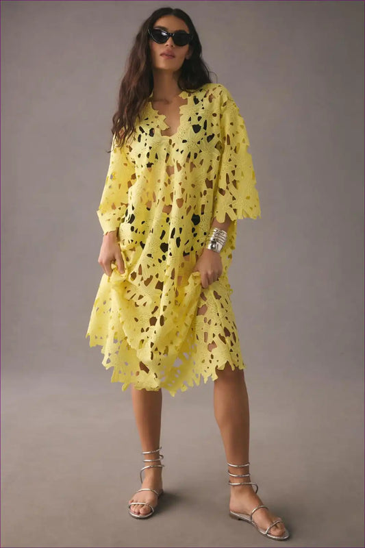 Boho Lace Long Top Dress - Effortless Elegance For x