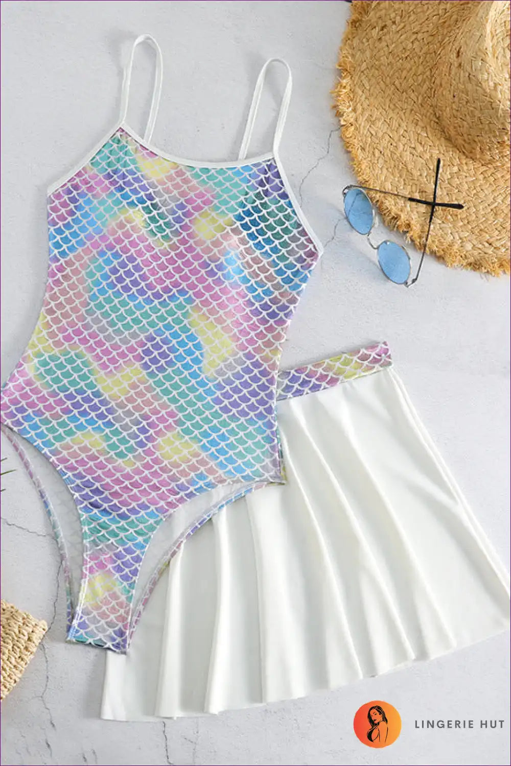 Bronzing Scale Sexy One Piece Swimsuit - Boho & Vacation