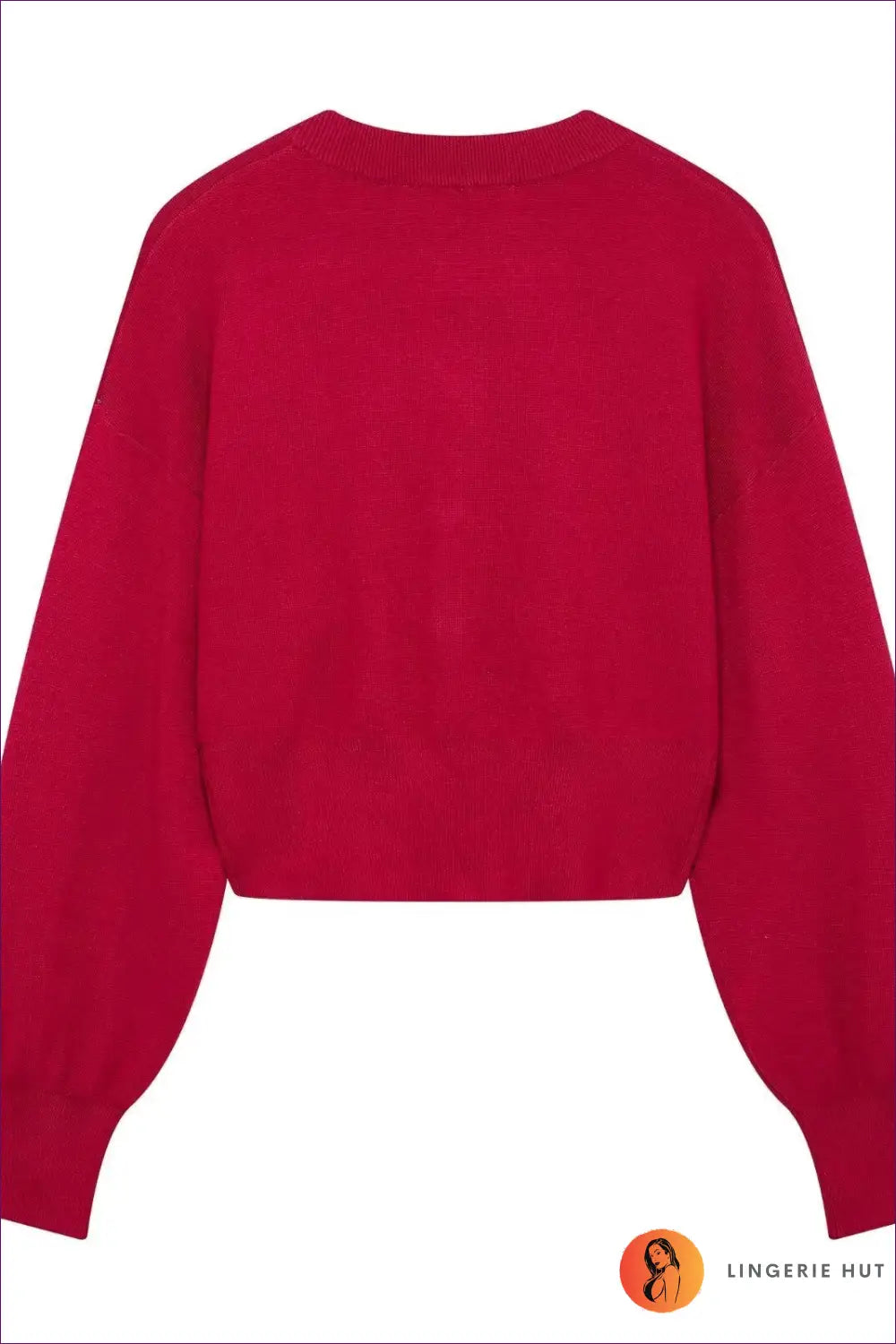 Cardigan with Heart Buttons - Romantic Vintage - Jumper - Lingerie Hut - All Season • Autumn • Casual • Crop • Everyday