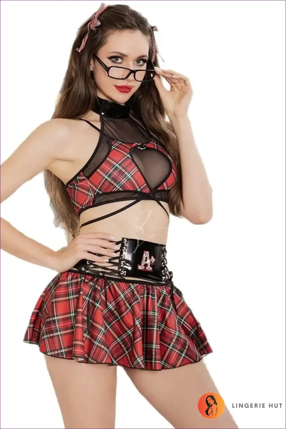 Chic Cosplay Schoolgirl Set with Preppy Twist - Playful Lingerie for Casual, co Ord, just In, Maid, Night