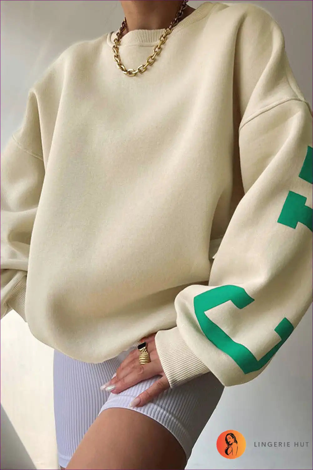 This Ultra-chic Top Is The Perfect Way To Add Trend-savvy Style Your Wardrobe. Showcasing An All-over Letter