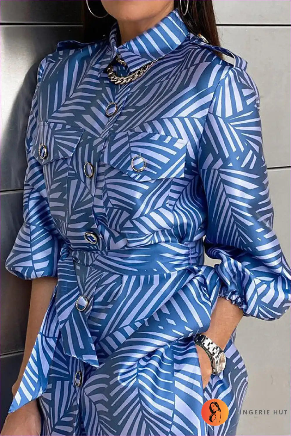 Redefine Casual Elegance With Our Chic Printed Cardigan & Trousers Set. Make a Statement Vibrant Prints