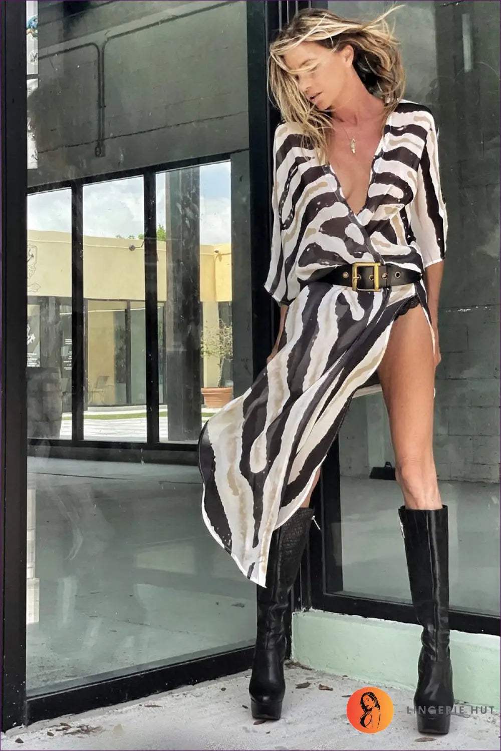 Chiffon Beach Cover Up - Effortless Holiday Layers - s / Multi - Lingerie Hut - Beachwear • Boho • Casual