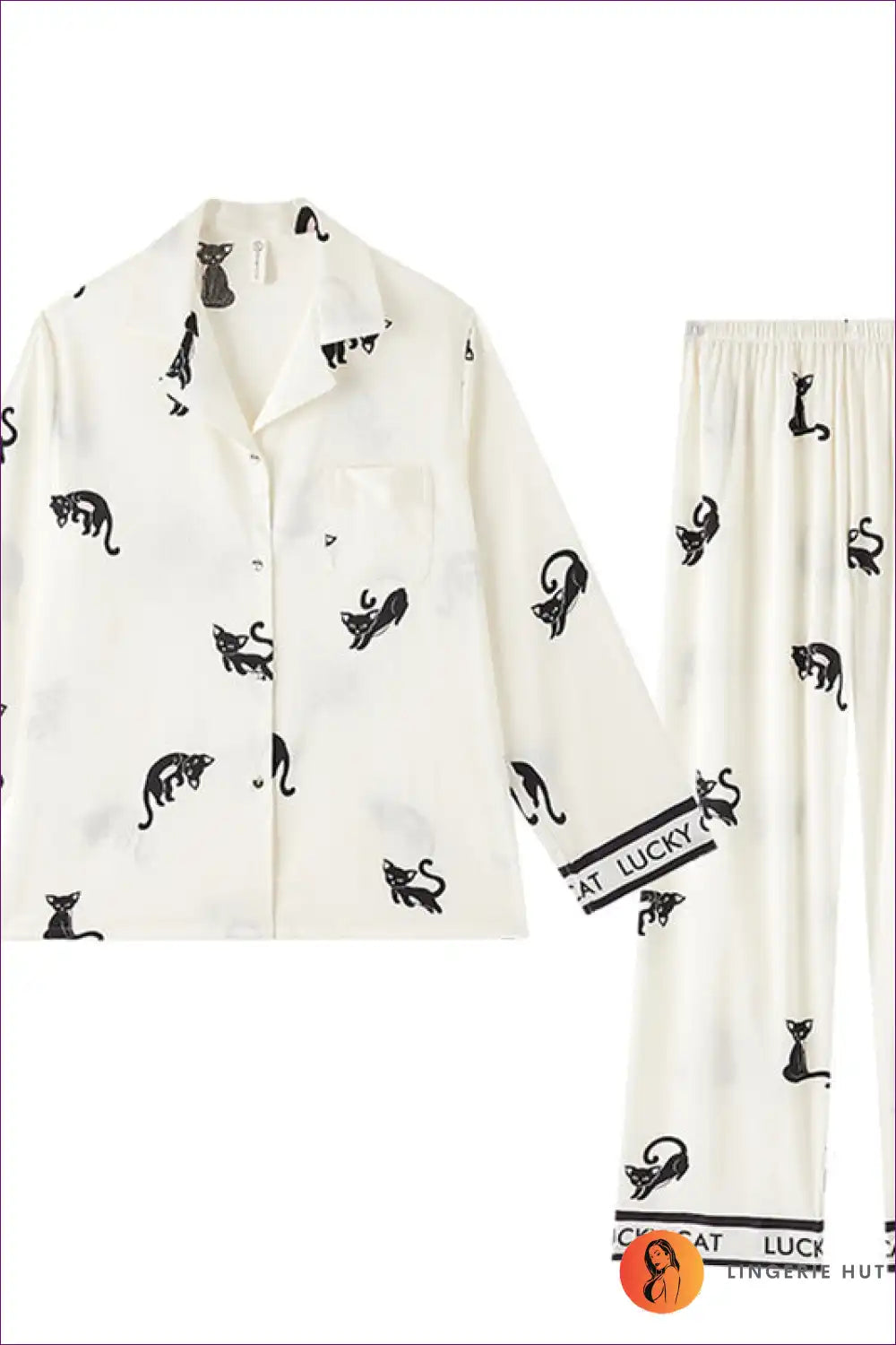Stay Warm And Stylish In Our Classic Button Up Pyjama Set - Ultimate Winter Comfort. Extended Length,