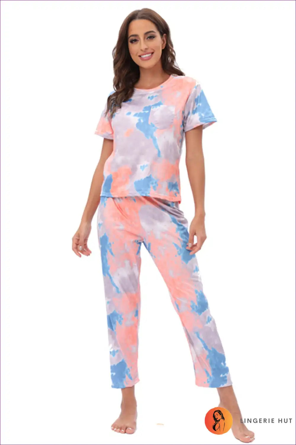 Comfy Tie-dye Pyjama Set - Sleep In Style