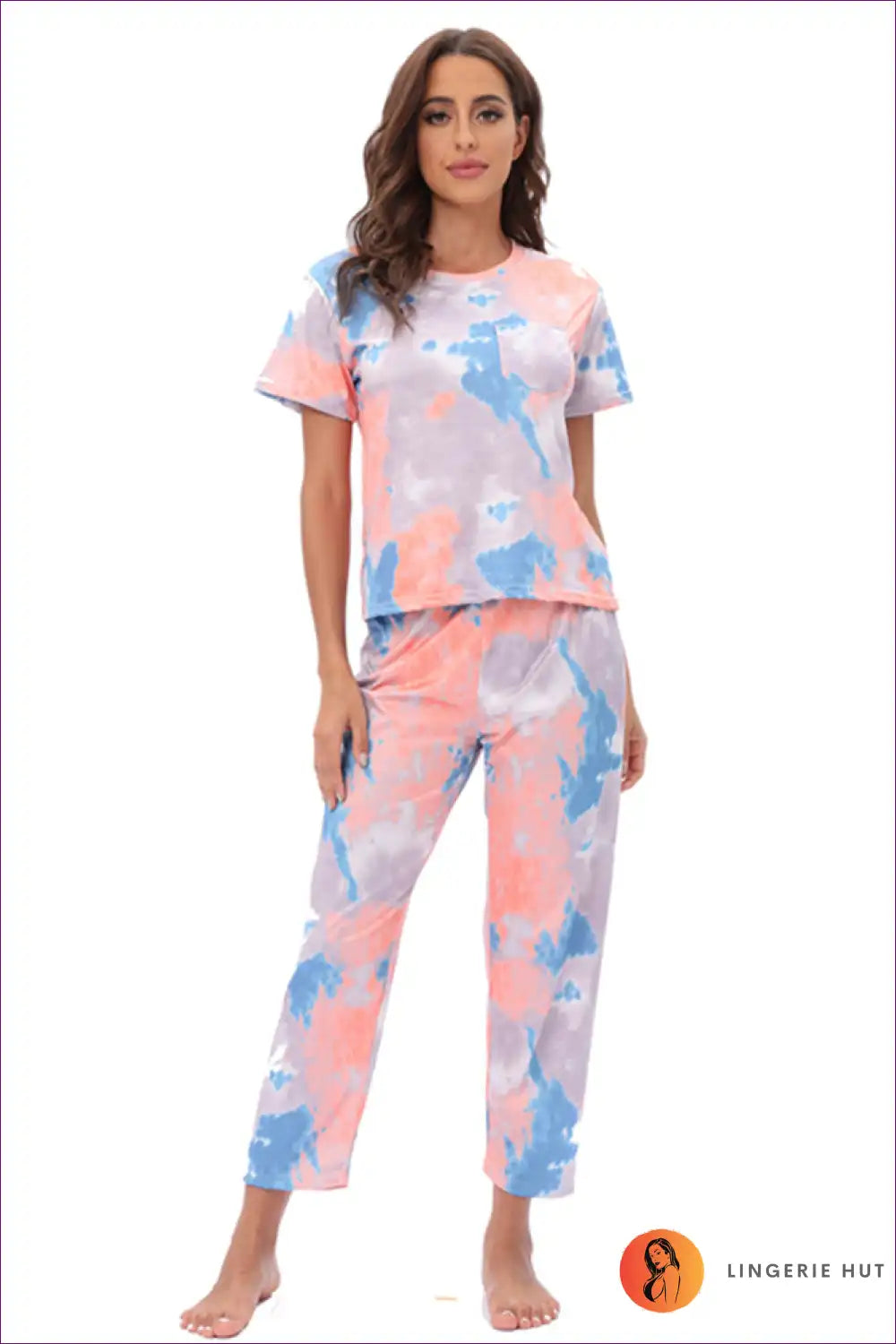Comfy Tie-dye Pyjama Set - Sleep In Style