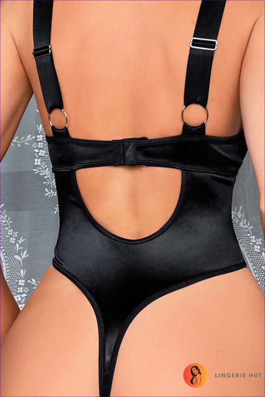 Cutout Backless Bodysuit - Bold but Wearable - Lingerie - Hut - All Season • Backless • Boudoir • Clubwear