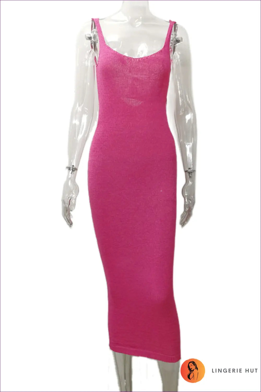 Cutout Midi Dress - not your Basic Party Look - s / Pink - Dresses - All Season • Backless • Casual • Lingerie Hut