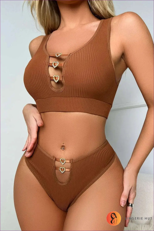 Elastic Sports Bra Lingerie Set - Effortless Everyday Confidence - Hut - Activewear • All Season • Casual