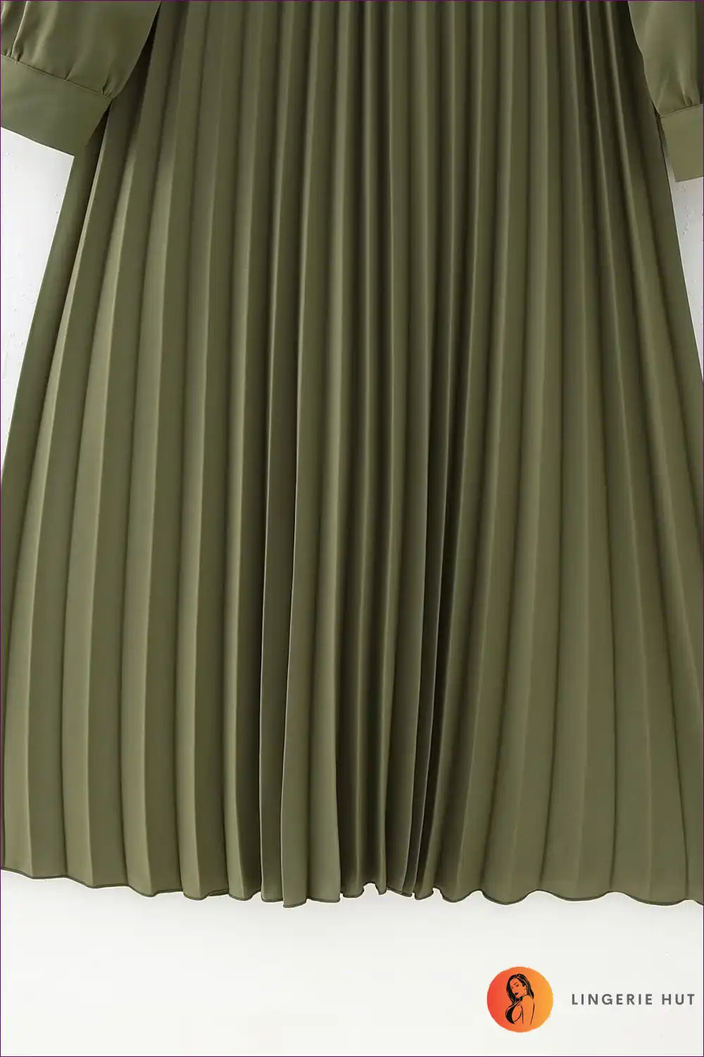 Elegant Belted Pleated Dress | Timeless Office Style
