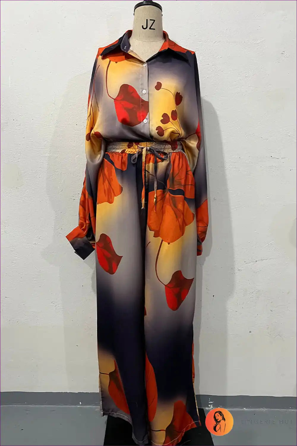 Elegant Floral-print Maxi Dress ?? Bold & Luxurious Statement for Autumn, Date Night, Dress, Floral, Glamour