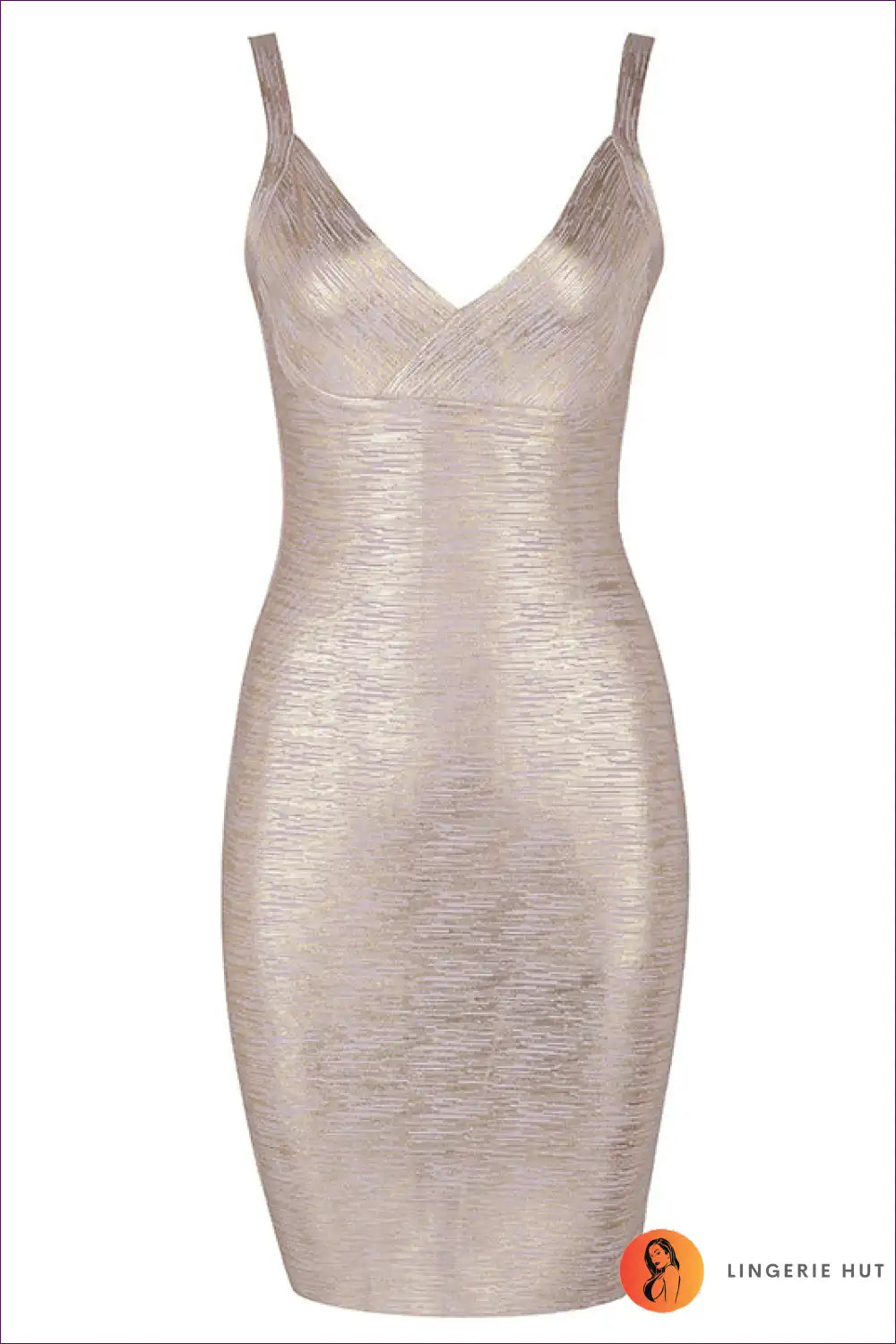 Turn Heads At Formal Evenings In Our Elegant Gold V-neck Dress. Limited Stock Available! Be The Belle Of Ball,