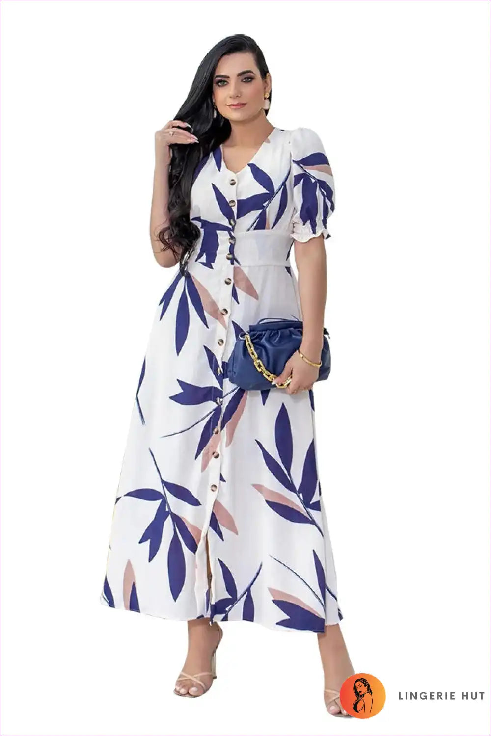 Elegant Tropical Maxi Dress – Summer Elegance For x