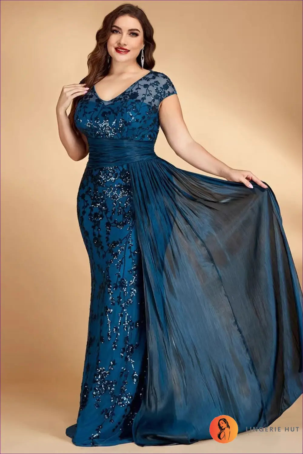 Sequin Midi Dress - Understated Glamour for any Evening - Dresses - Lingerie Hut - All Season • Bodycon • Date Night