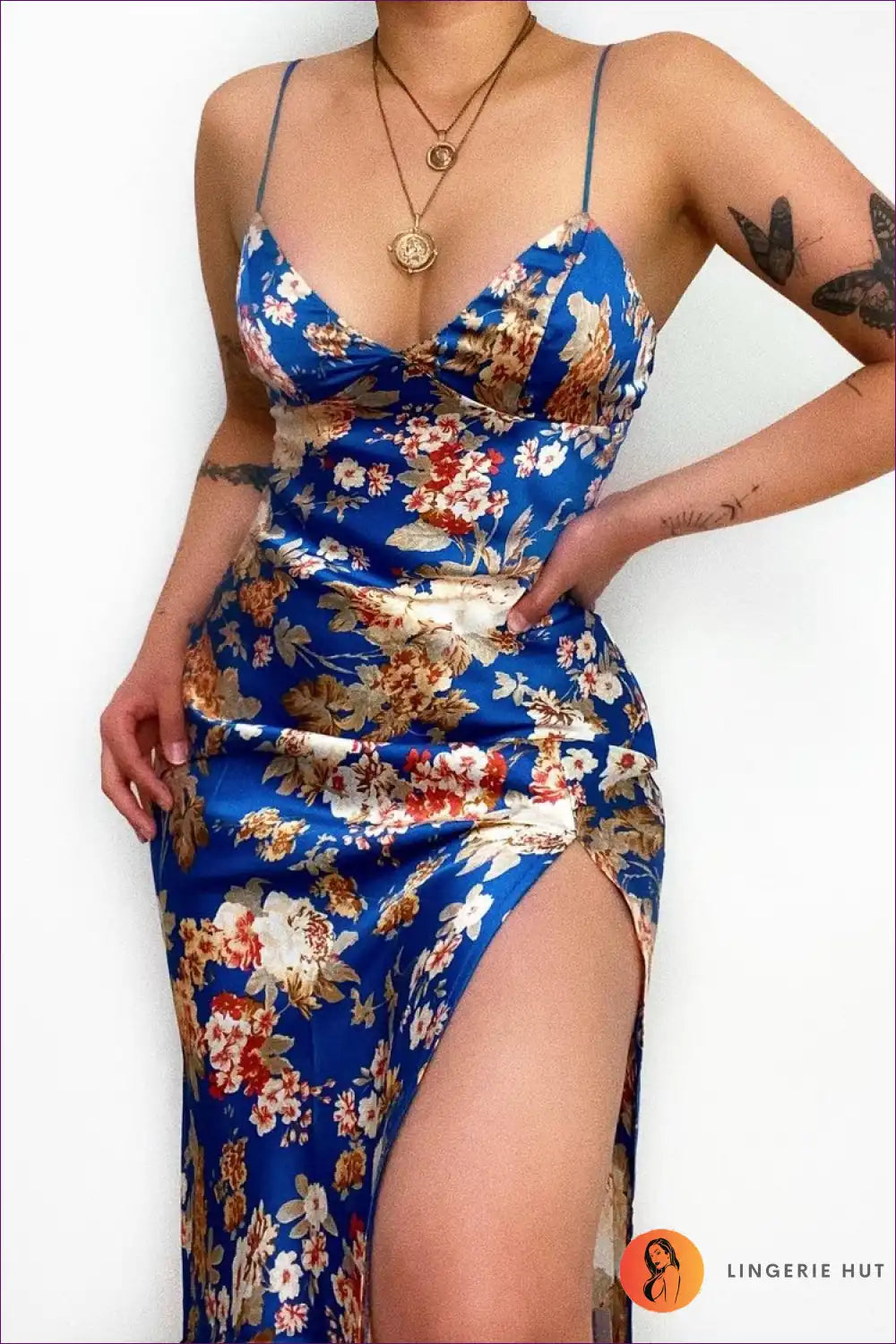 Elevate Your Wardrobe With Our Flirty Floral Print Dress. Vibrant, Feminine, And Versatile—perfect For Spring