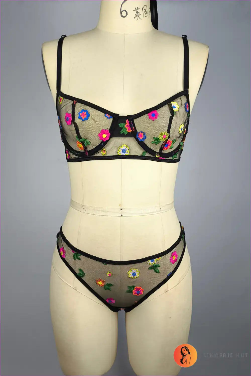 Indulge In The Allure Of Elegance With Lingerie Hut’s Floral Fantasy Bra Set - a Perfect Blend Floral Lace