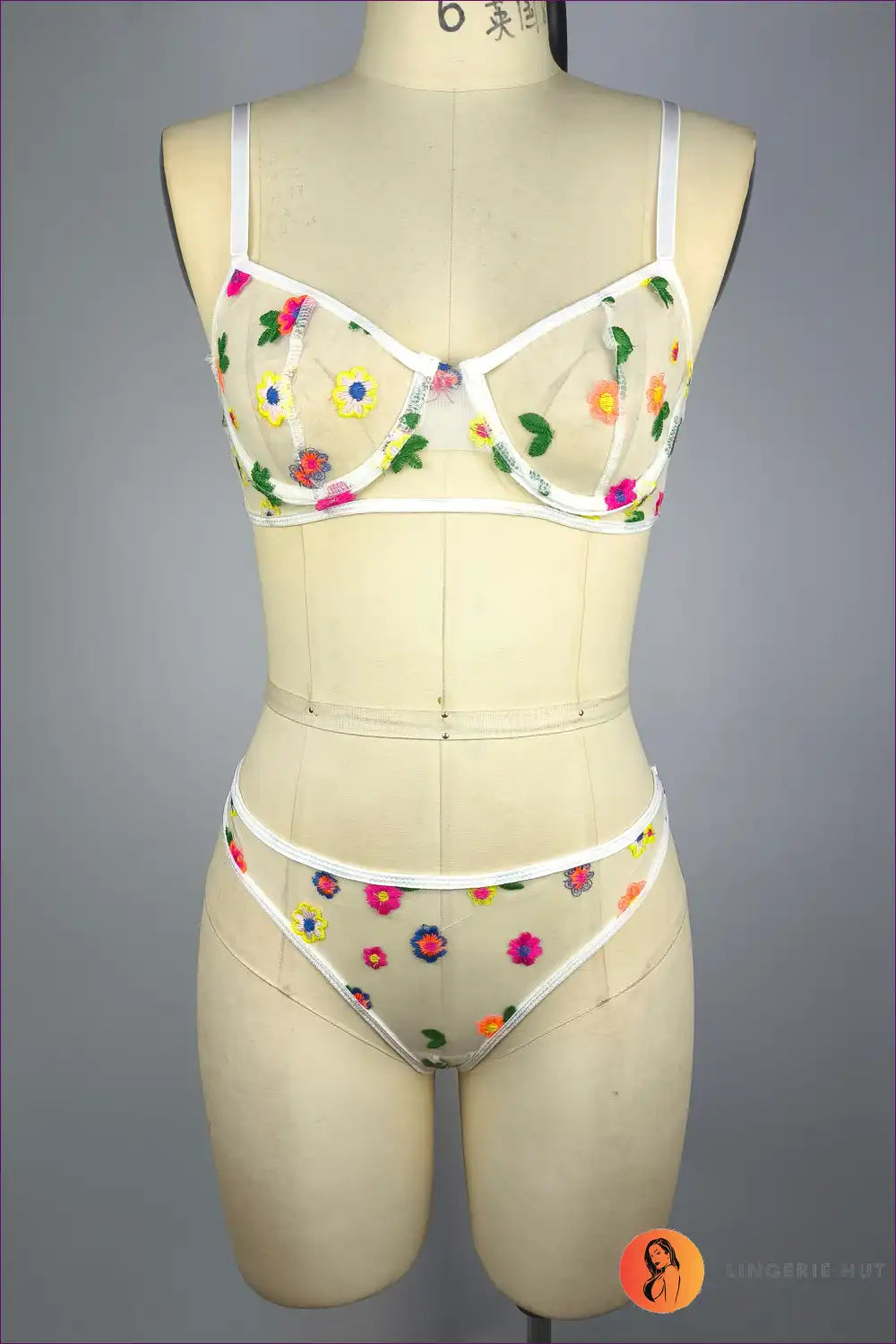 Indulge In The Allure Of Elegance With Lingerie Hut’s Floral Fantasy Bra Set - a Perfect Blend Floral Lace