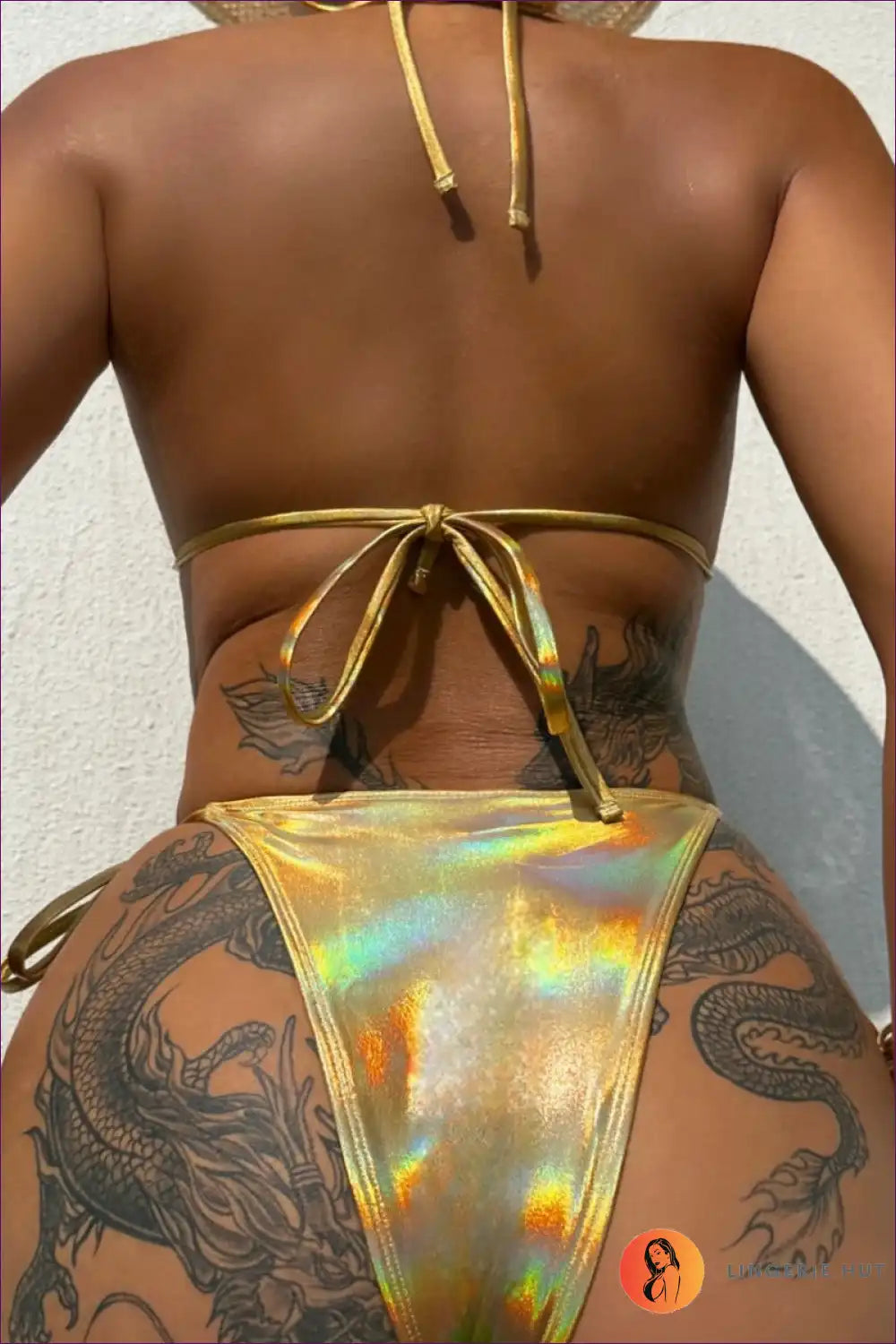 Golden Triangle Bikini - Boho Beach Glam