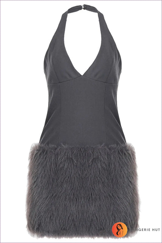 Hooded Maxi Dress with Cowl Neck - Modern Evening Drama - s / Gray - Dresses - Lingerie Hut - All Season • Backless