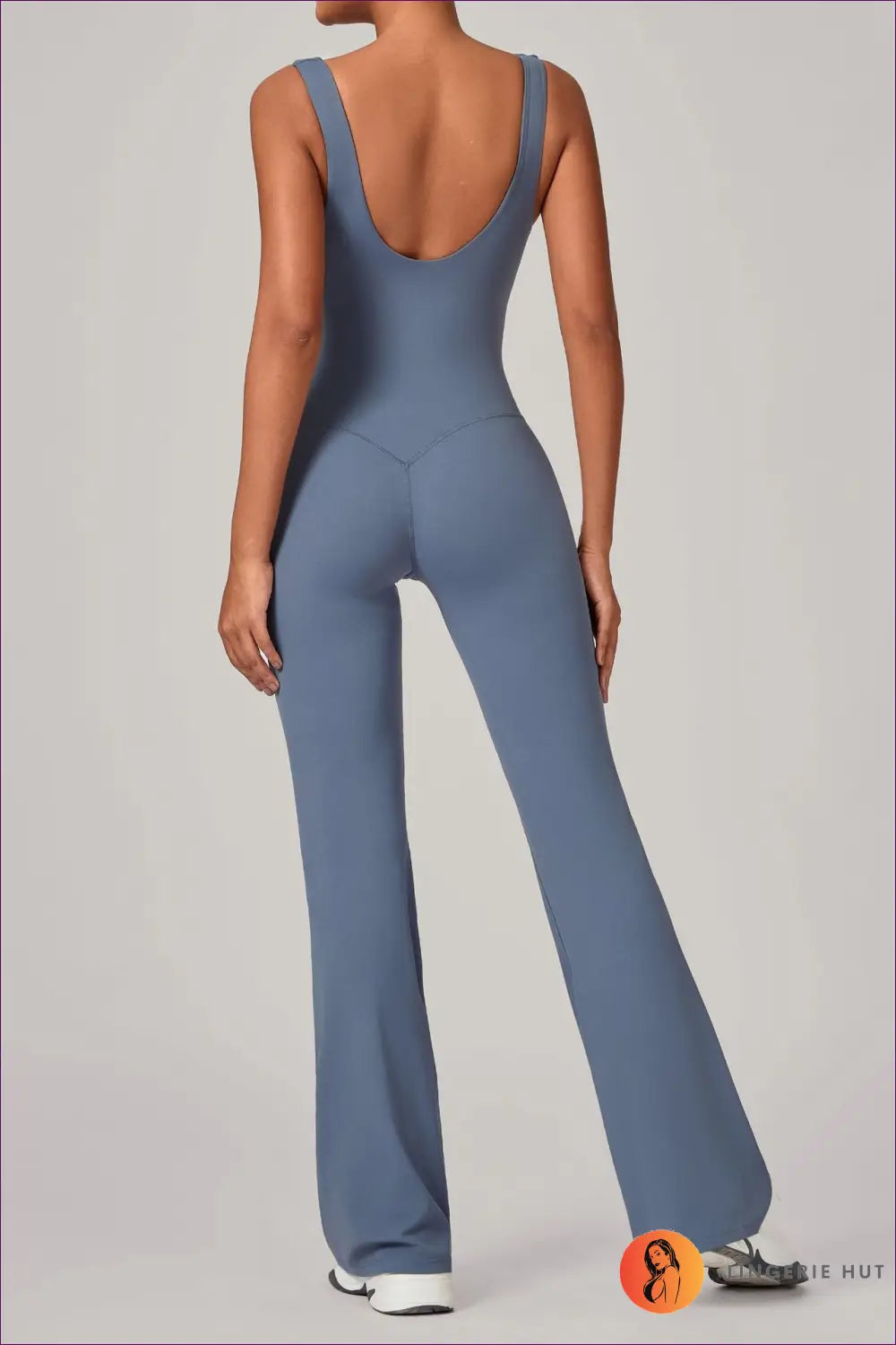 Jumpsuit with Wide Leg Cut - Sophisticated Ease - s / Pale Blue - Lingerie Hut - A-line • All Season • Casual • Evening