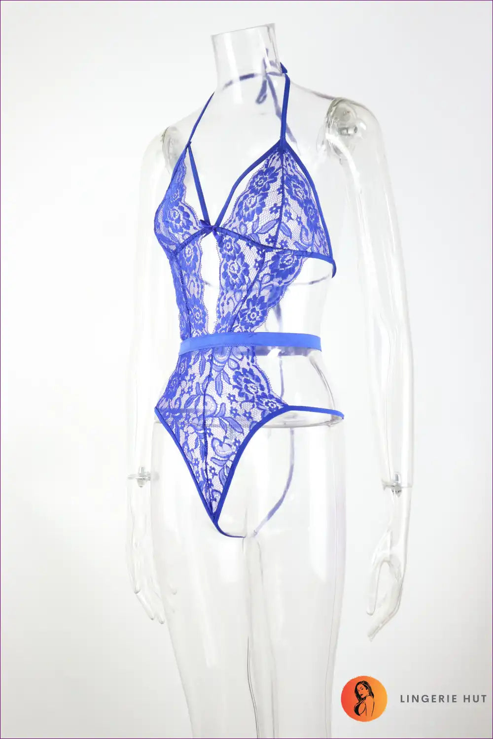 Lace Jumpsuit with Bare Back and Cutouts - Effortless Night Drama for All Season, Backless, Boudoir,