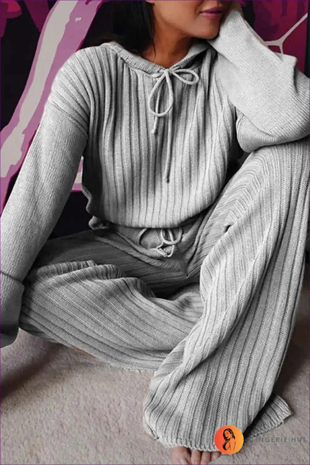 Indulge In Effortless Elegance With Lingerie Hut’s Long Sleeve Viscose Pyjama Set - a Blend Of Style