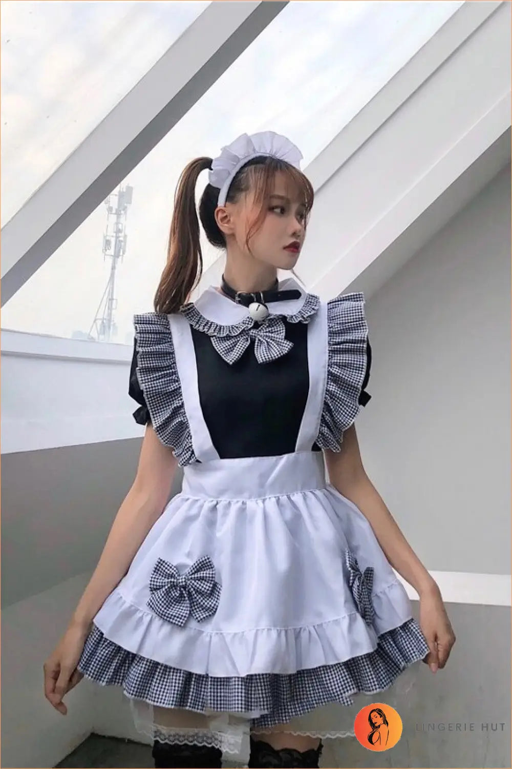 Maid Costume for Women - Fantasy Roleplay Ready - Outfit Set - Best Seller • Clubwear • Cutout • Halloween - Lingerie