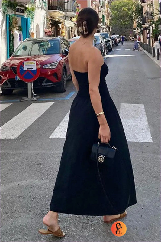 Strapless Maxi Dress - Effortless Summer Evenings Sorted - Dresses - Lingerie Hut - Backless • Casual • Evening Wear