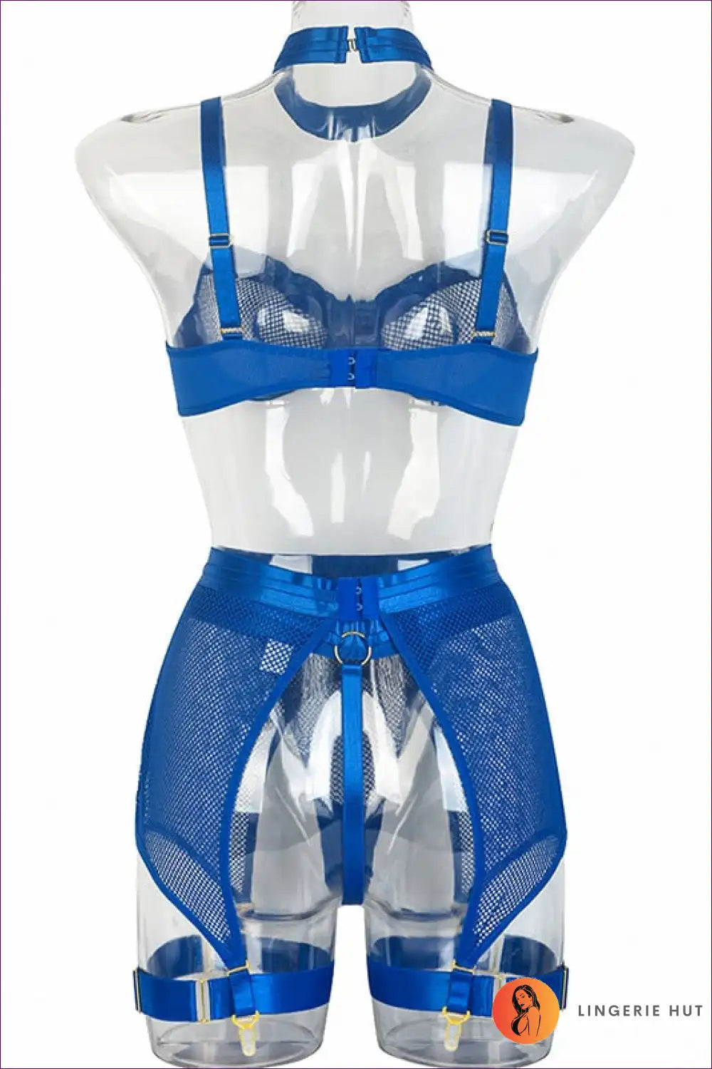 Indulge In The Allure Of This Mesh Sheer Ring Detail Bra Set - a Dreamy Fusion Flirty And Captivating! Flaunt