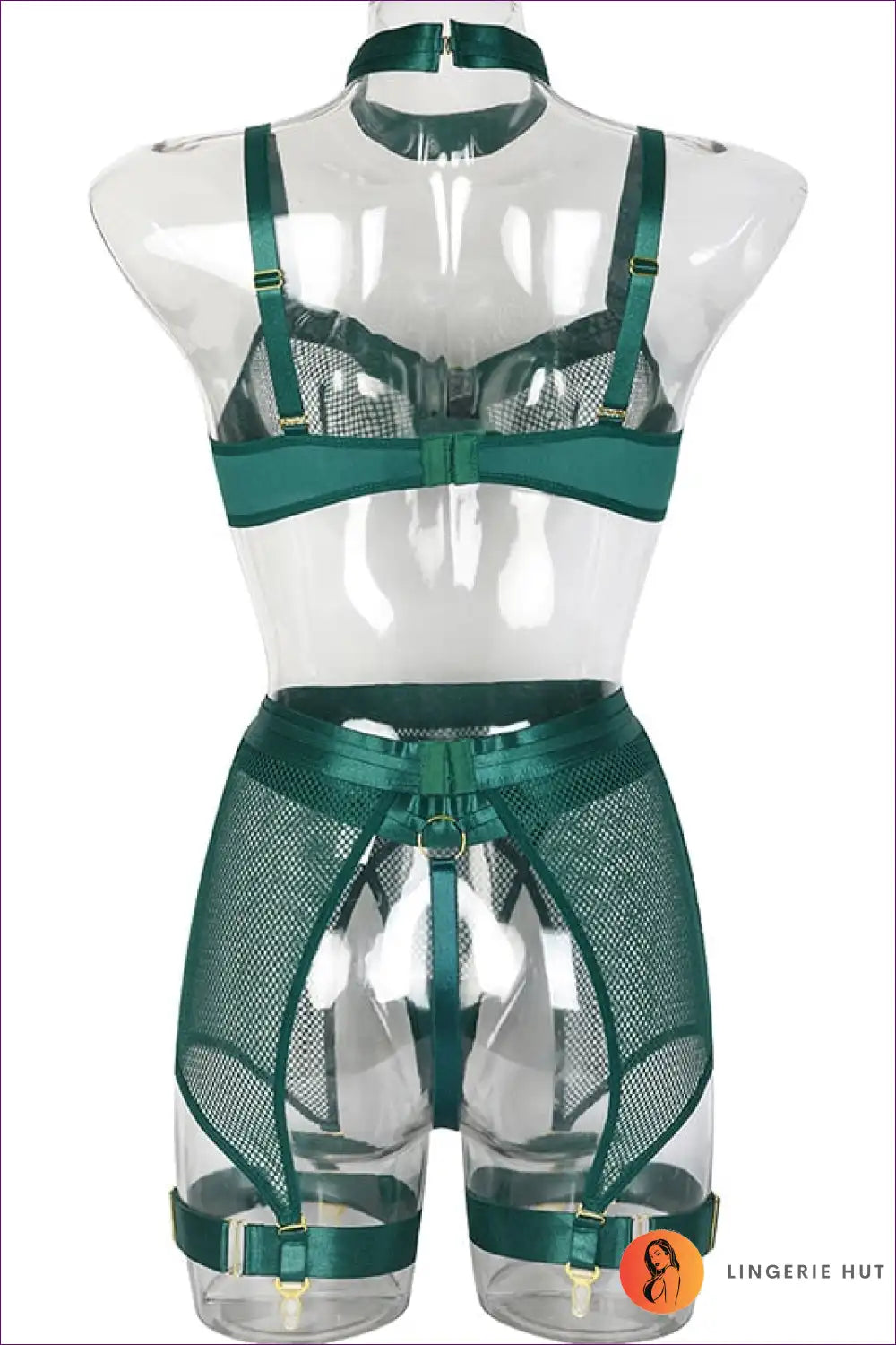 Indulge In The Allure Of This Mesh Sheer Ring Detail Bra Set - a Dreamy Fusion Flirty And Captivating! Flaunt