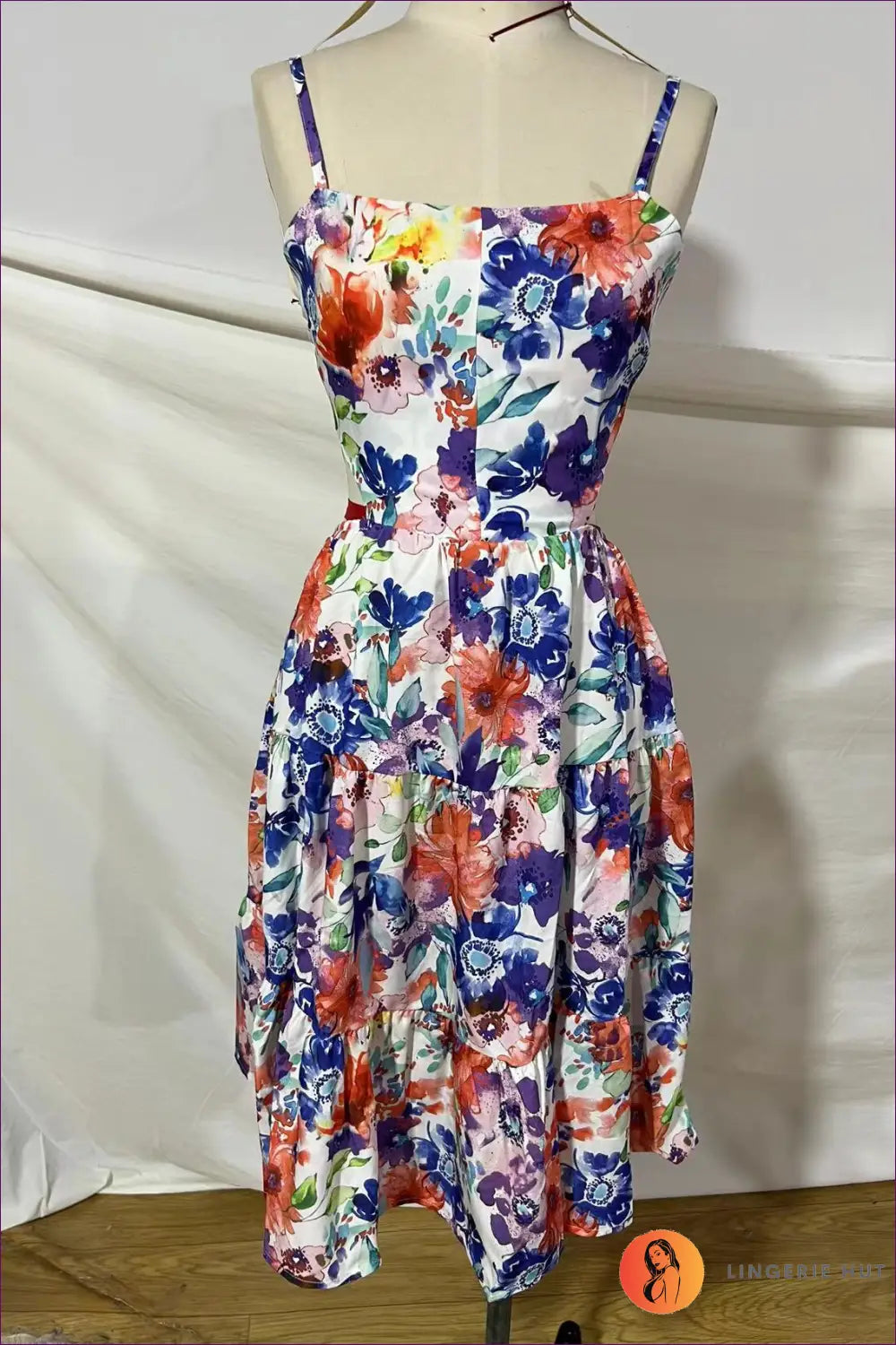 Tiered Ruffle Midi Dress - Effortlessly Romantic - Dresses - Lingerie Hut - A-line • Boho • Casual • Formal Wear