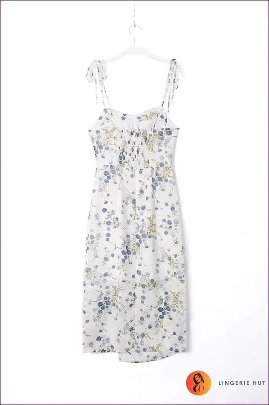 Floral Mini A-line Dress - Garden Party Ready - Dresses - Lingerie Hut - Casual • Cutout • Everyday