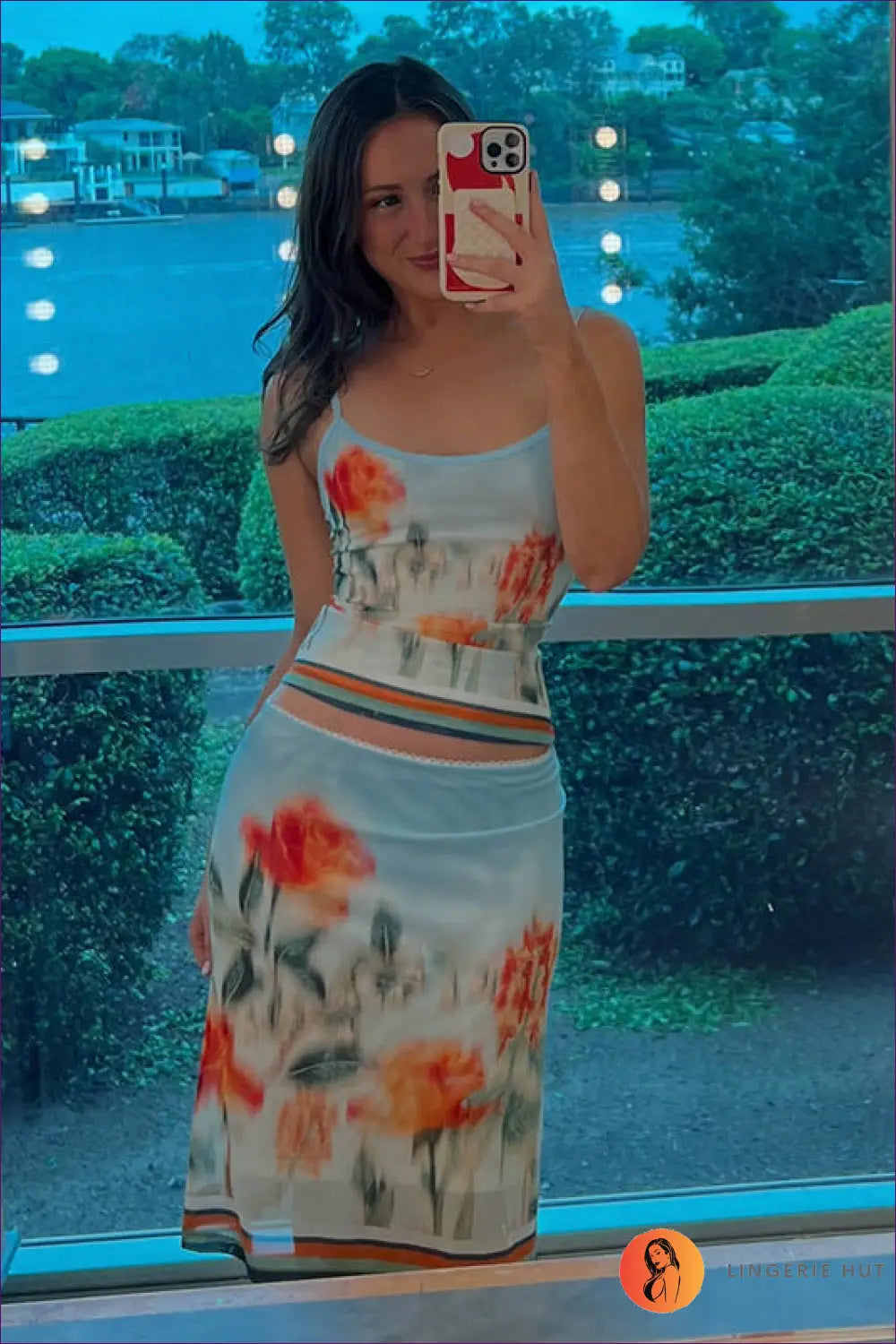 Co-ord Set with Floral Print - Summer Wanderlust - co Ord - Lingerie Hut - Boho • Casual • Everyday