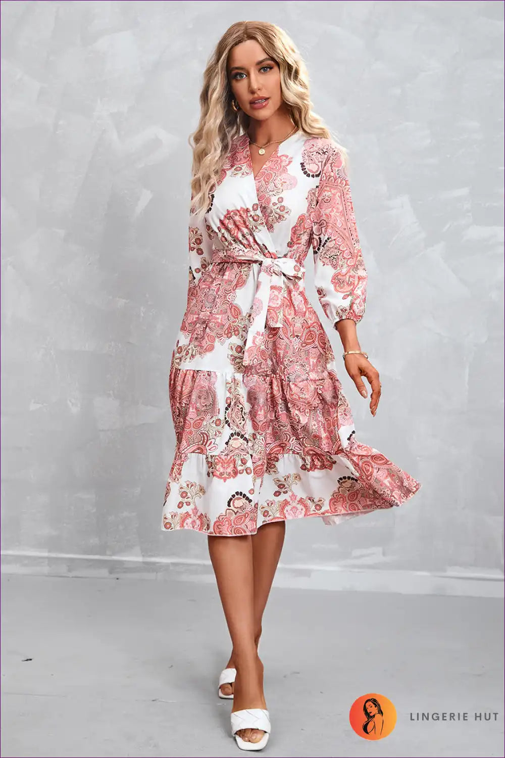 Step Into Elegance With Our Paisley A-line Dress, Perfect For Your Boho Vacation. Embrace Style And Comfort In